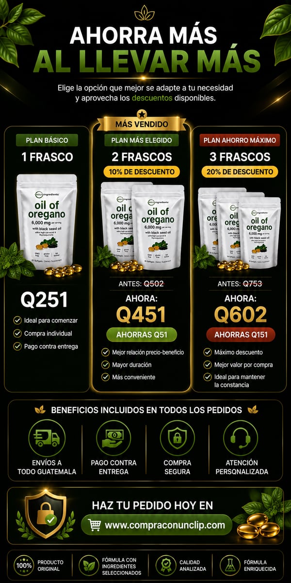 Aceite De Oregano Gel  Suave + ENVIO GRATIS