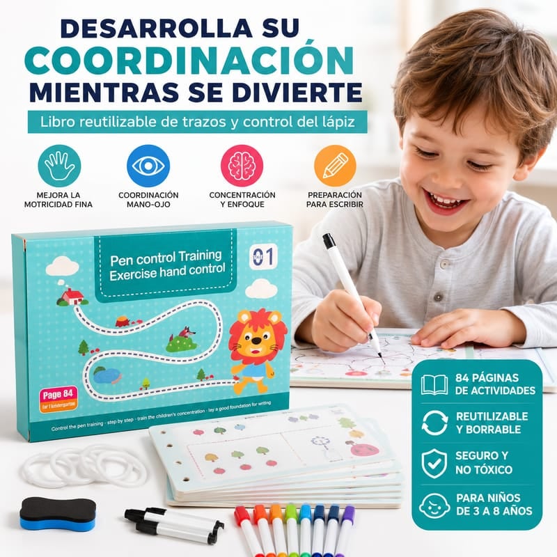 ✨ MagicBook™ Kids | 84 Retos para Aprender Jugando