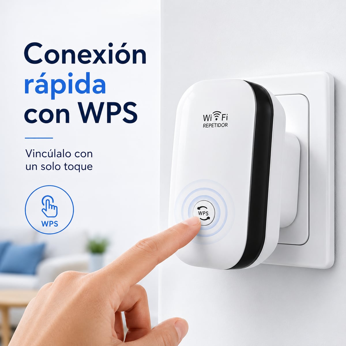 Amplificador WiFi Pro – Cobertura Extendida para Casa y Oficina