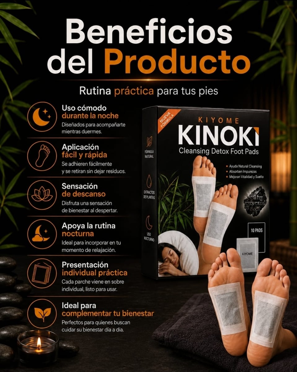 Parches Desintoxicantes Kinoki 