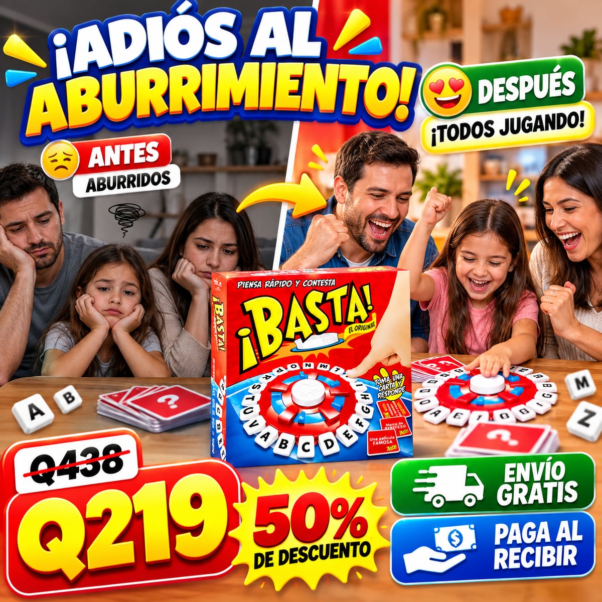 BASTA - El Juego de Mesa Que Todos Quieren