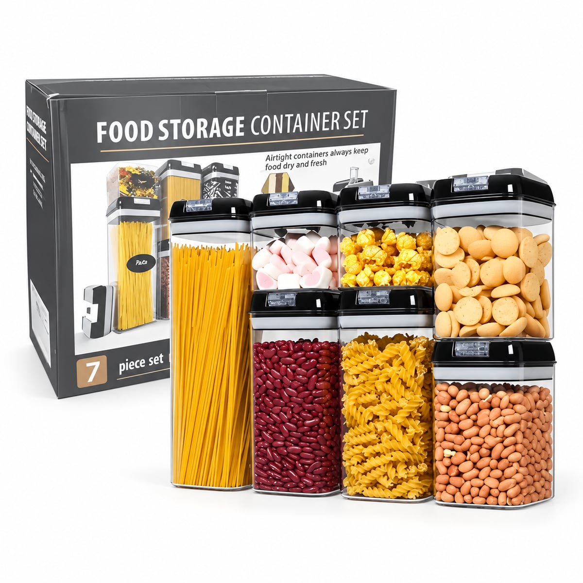 Set Hermético de Cocina 7 en 1 + ENVIO GRATIS