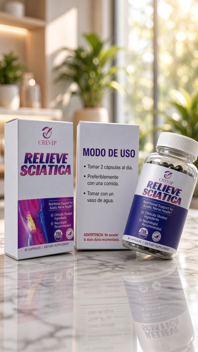 RELIEVE SCIATICA— APOYO NUTRICIONAL PARA LA SALUD DEL NERVIO CIÁTICO