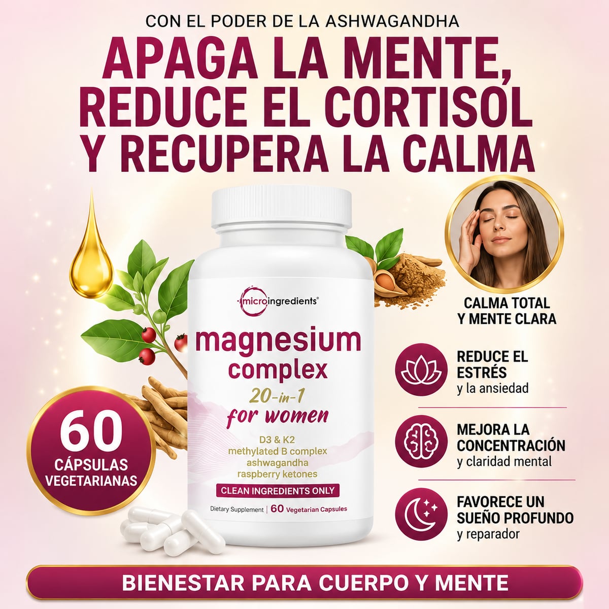 Magnesio complex Women 20 en 1