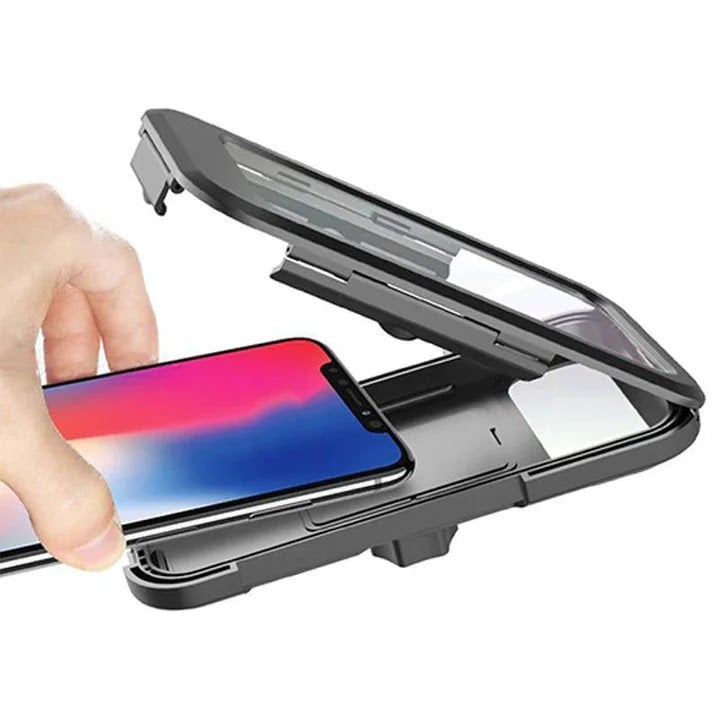 SOPORTE PREMIUM CELULAR MOTO BICICLETA IMPERMEABLE