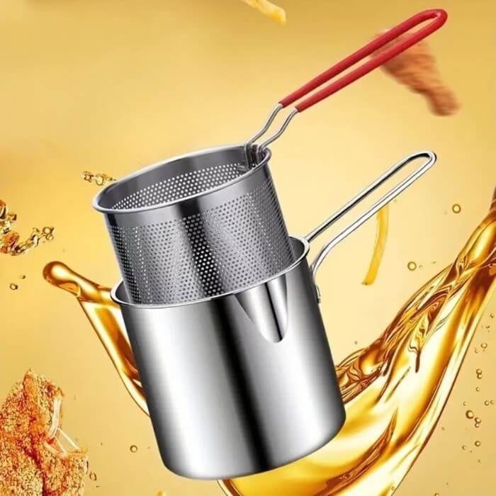 GourmetFry - Freidora de Cocina Inoxidable + Regalo