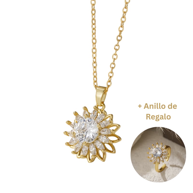 Collar Girasol Giratorio 