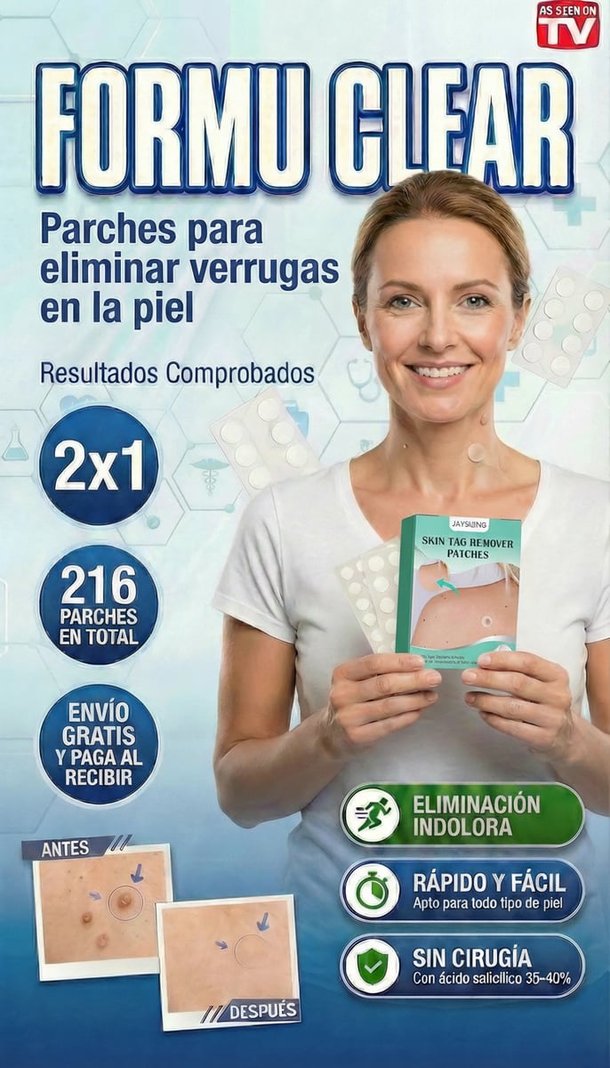 Formu Clear - Parches para Eliminar Verrugas 2x1