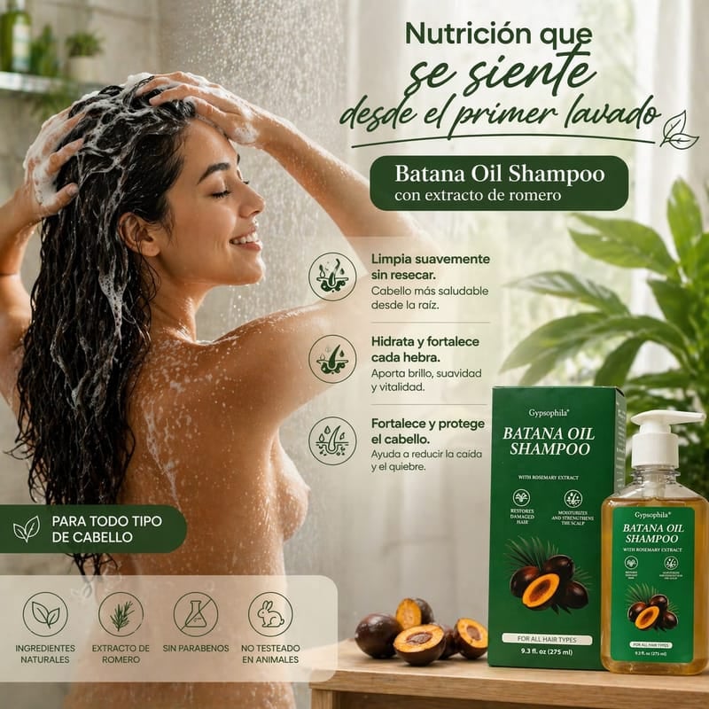 SHAMPOO DE BATANA OIL Y ROMERO