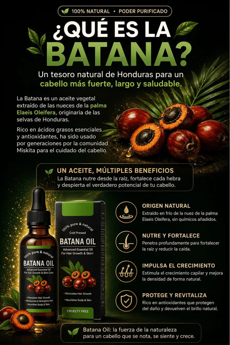 BATANA OIL 2X1 – LLEVA 2, PAGA 1 TRATAMIENTO PREMIUN CAPILAR CON ENVIO GRATIS✨