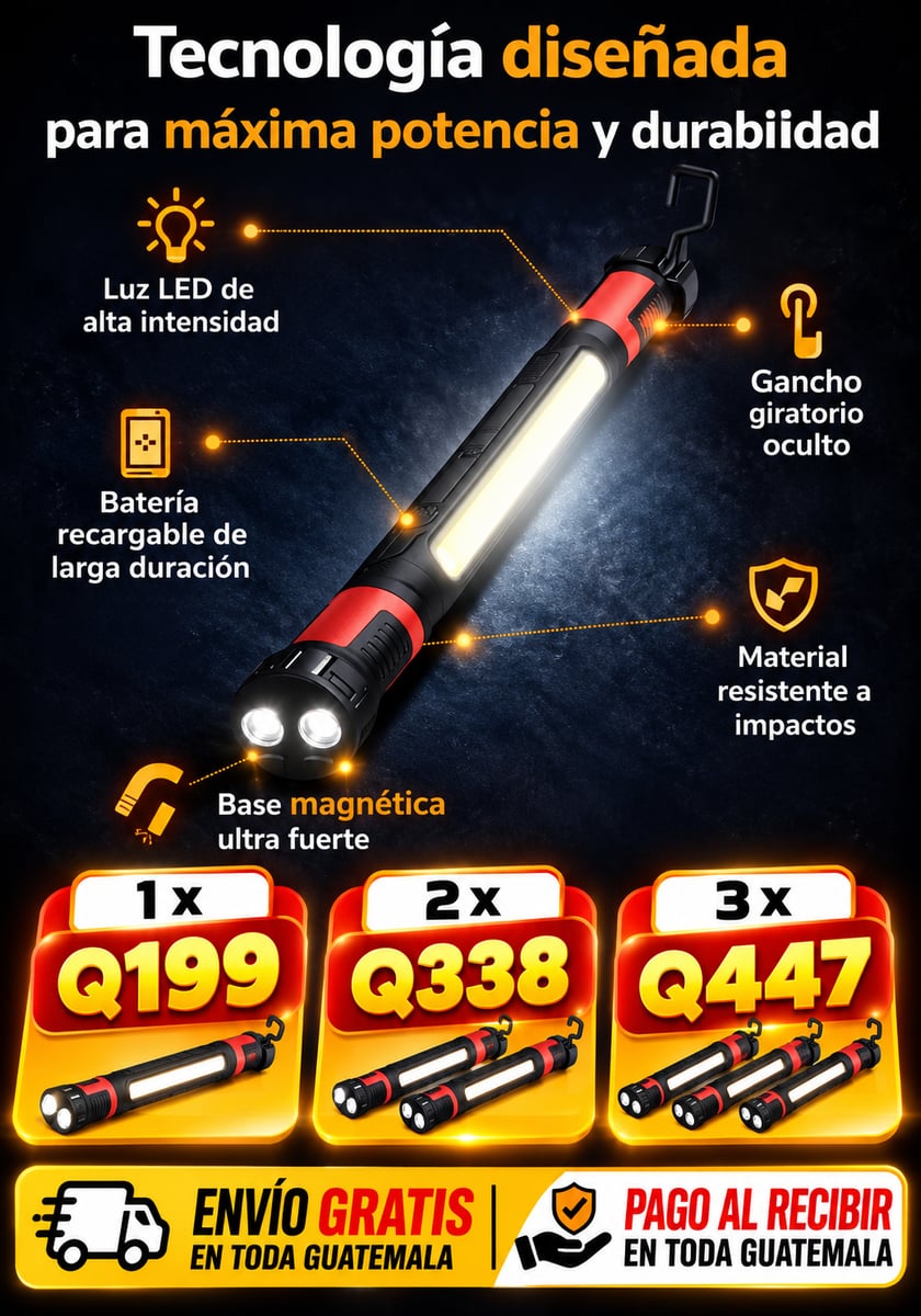 Brillamax - Barra de luz Magnética
