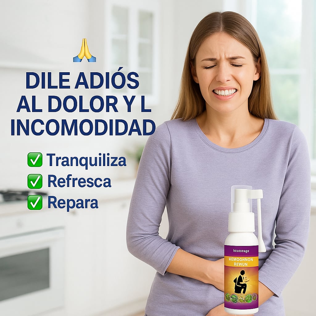 HEMORRHOID SPRAY™ – ADIÓS AL PICOR, ADIÓS AL DOLOR + ENVÍO GRATIS📦
