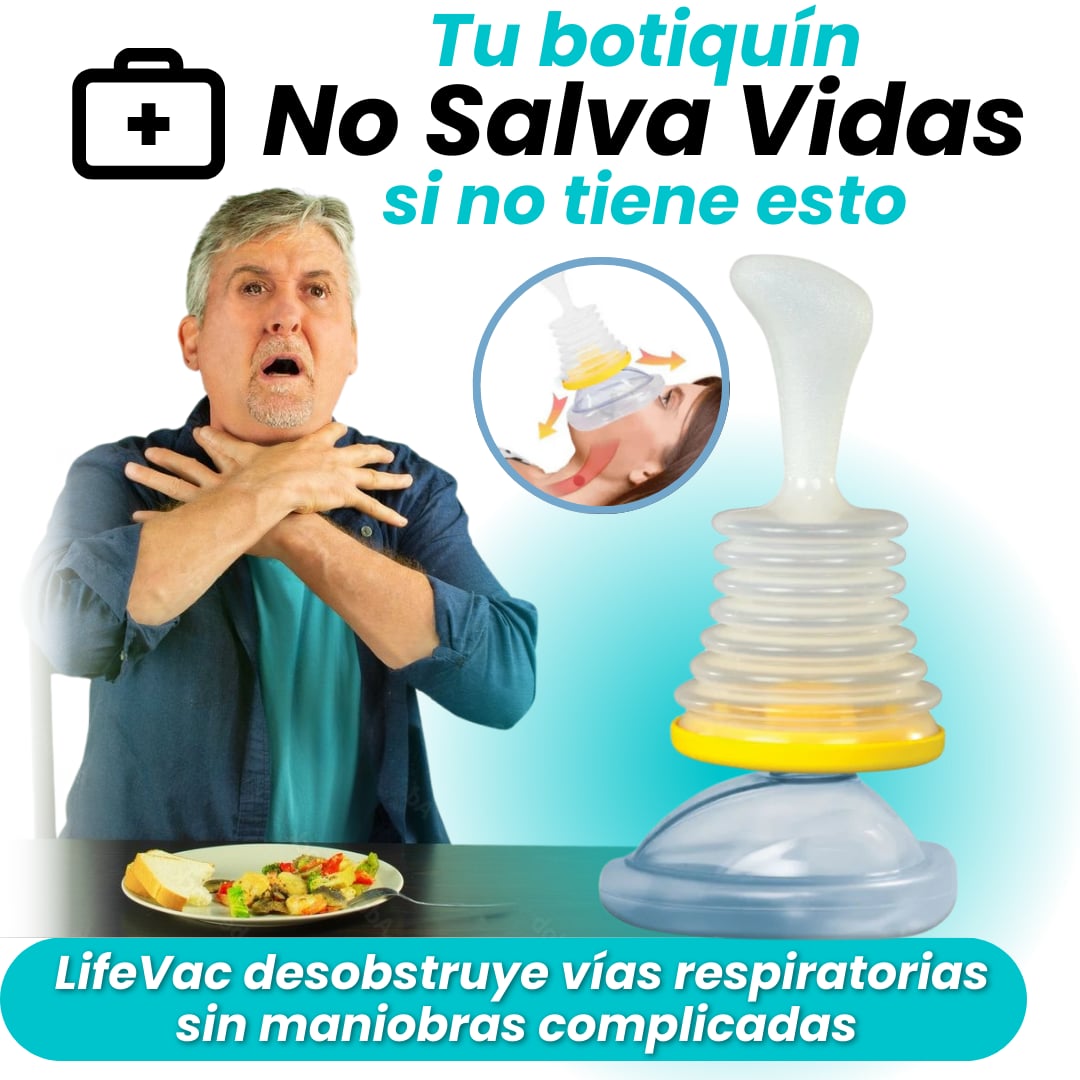LifeVac™ Kit SalvaVidas Antiasfixia + Envio Gratis