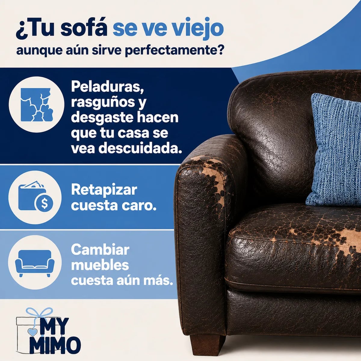 ⭐ReparaCuero - Repara sin cambiar tus muebles + ENVIO GRATIS