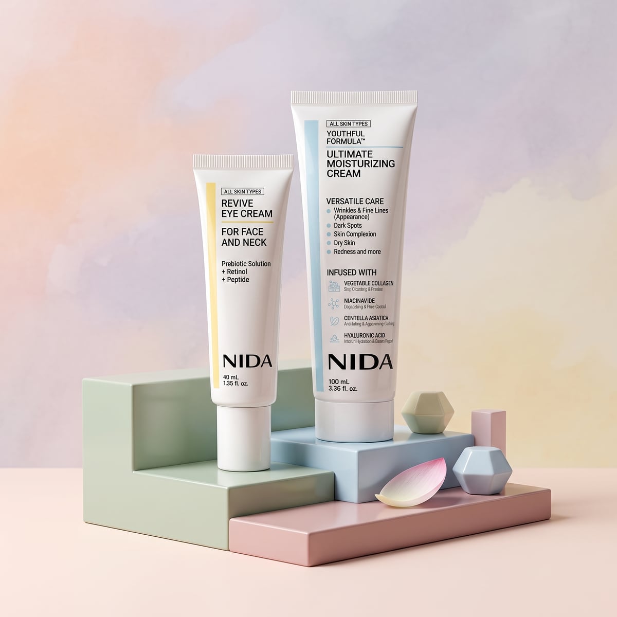 NIDA una FORMULA CREADA PARA TU BELLEZA. EL PACK Q219