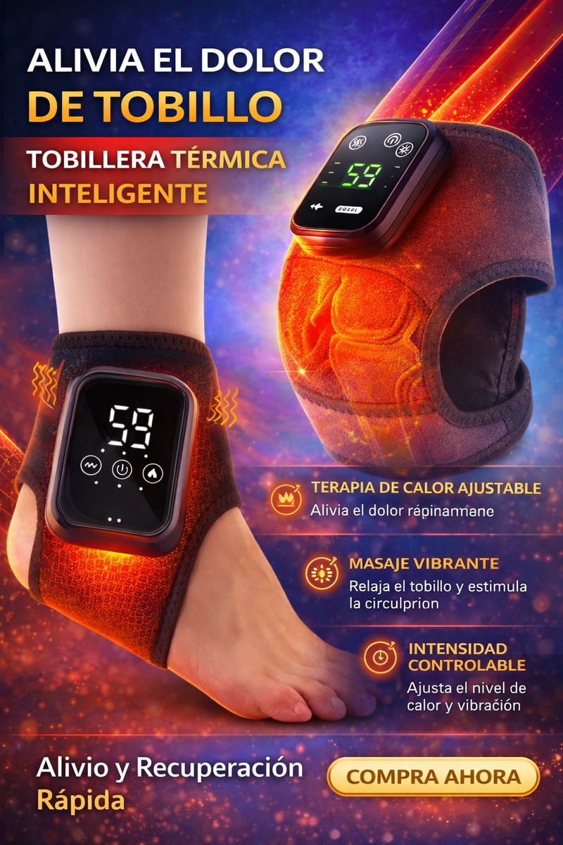 Tobillera Termica NeuroLax® | Descansa y Alivia el Dolor Rápidamente + ENVIO GRATIS 🎁
