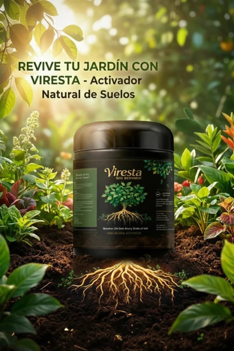 Viresta Bio™ | El impulso natural que tus plantas necesitan para crecer más fuertes y saludables 🌱