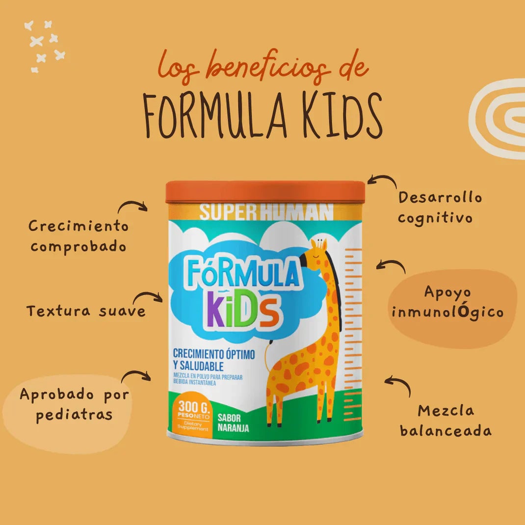 Fórmula Kids - Fórmula para un Crecimiento Óptimo y Saludable (300 grms) - SuperHuman™