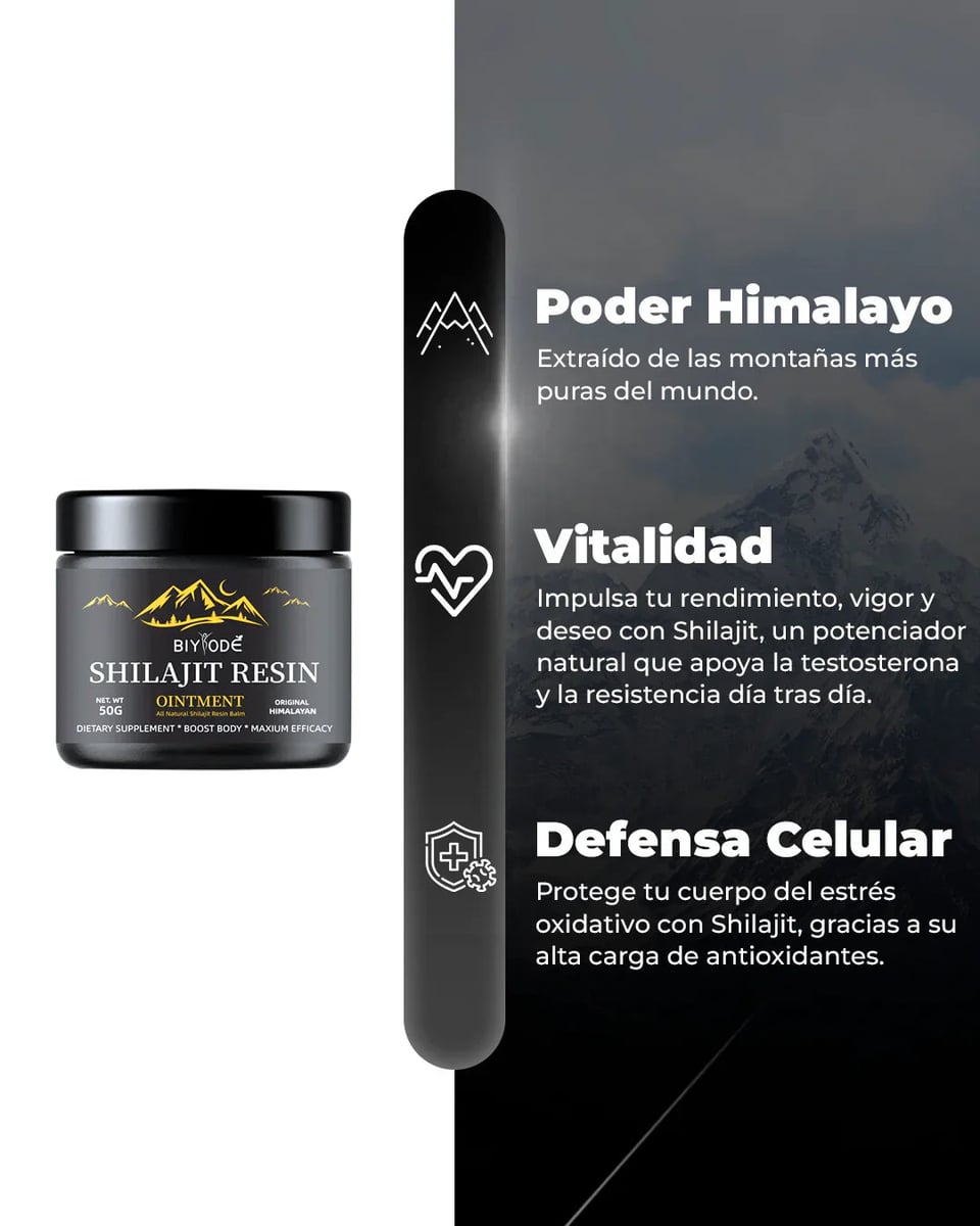 ⚡ Shilajit Ultra™ — Fórmula Potenciada para Vitalidad y Rendimiento Diario 💥✨