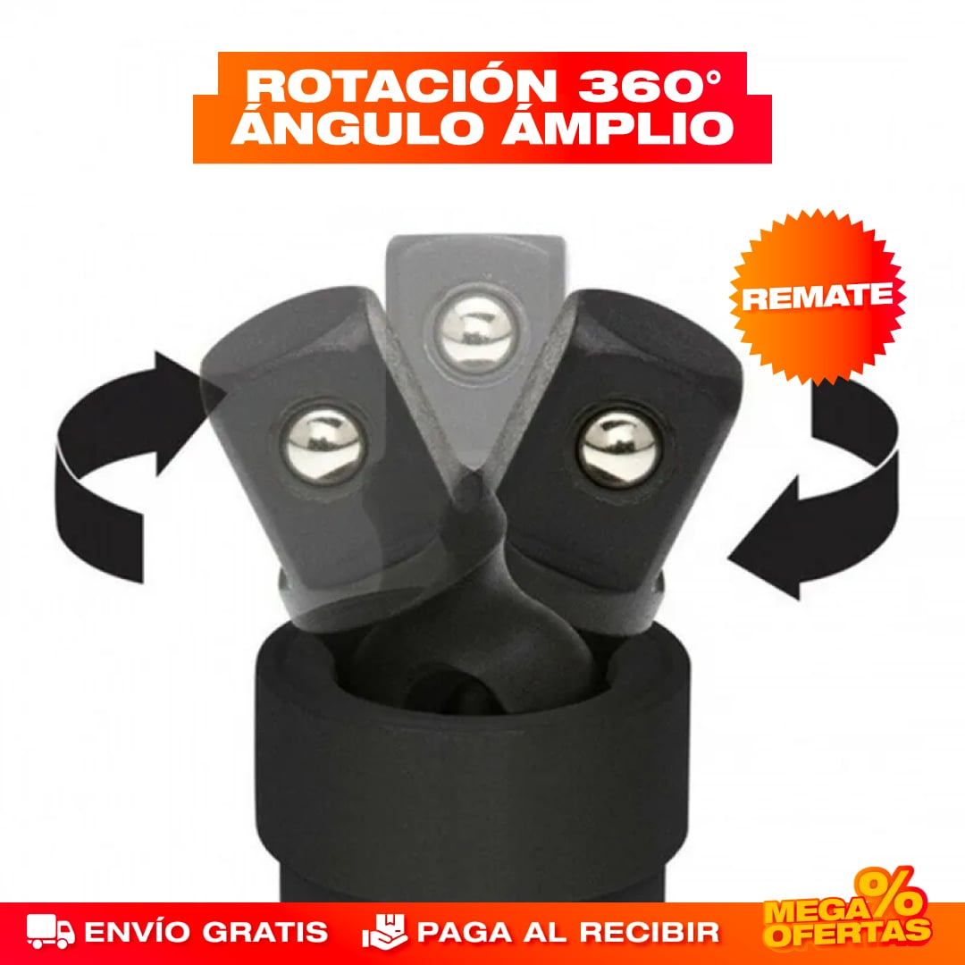 SET X3 JUNTAS UNIVERSALES GIRATORIAS