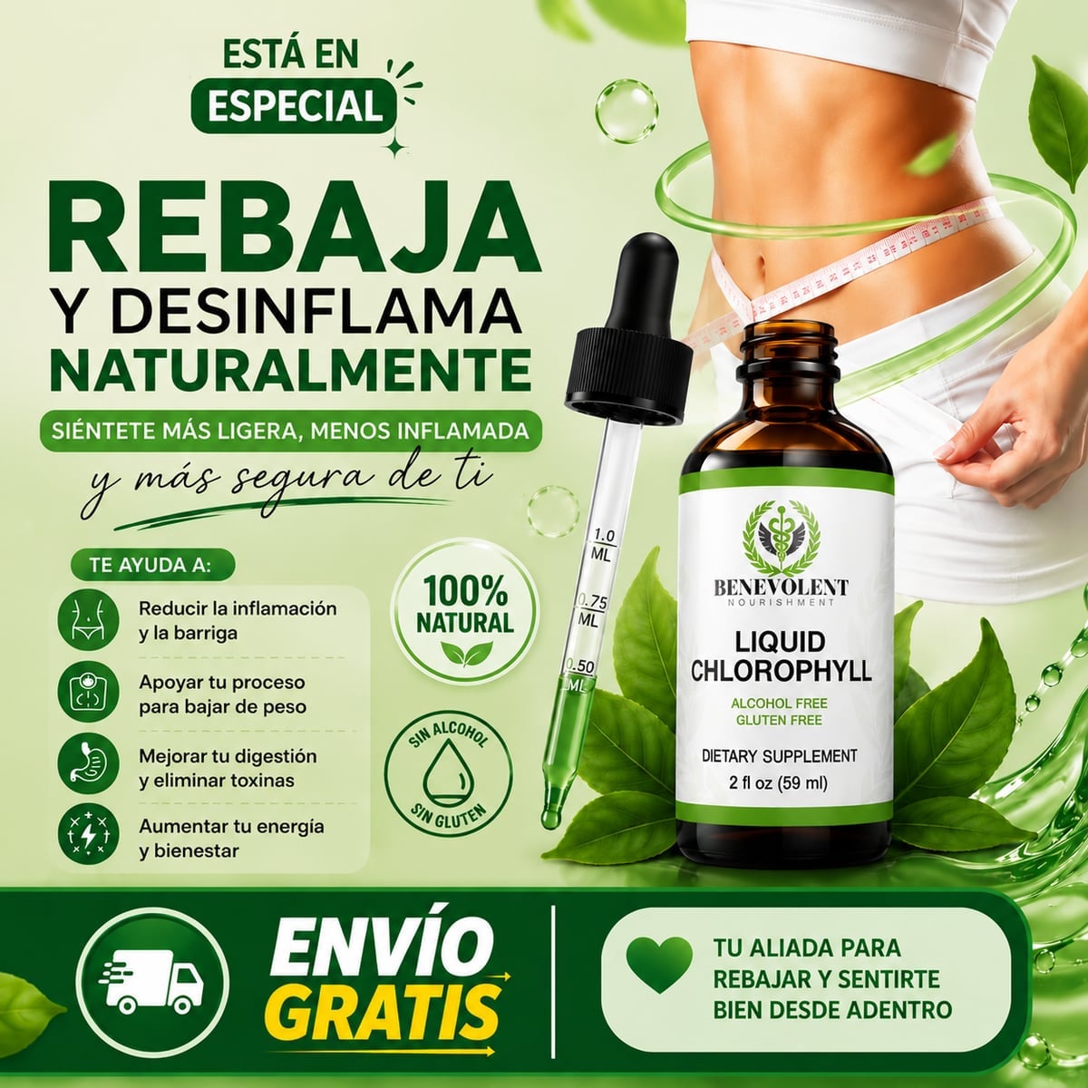Gotas de Clorofila Natural