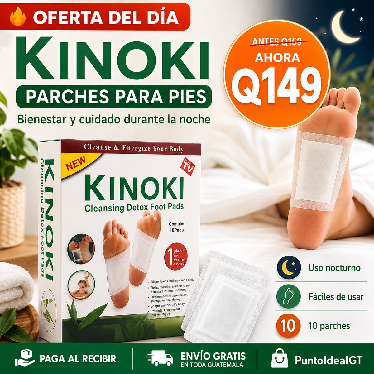 CAJAS PARCHES PARA PIES CAJA x 10 🚚 Envió gratis/ Paga al Recibir