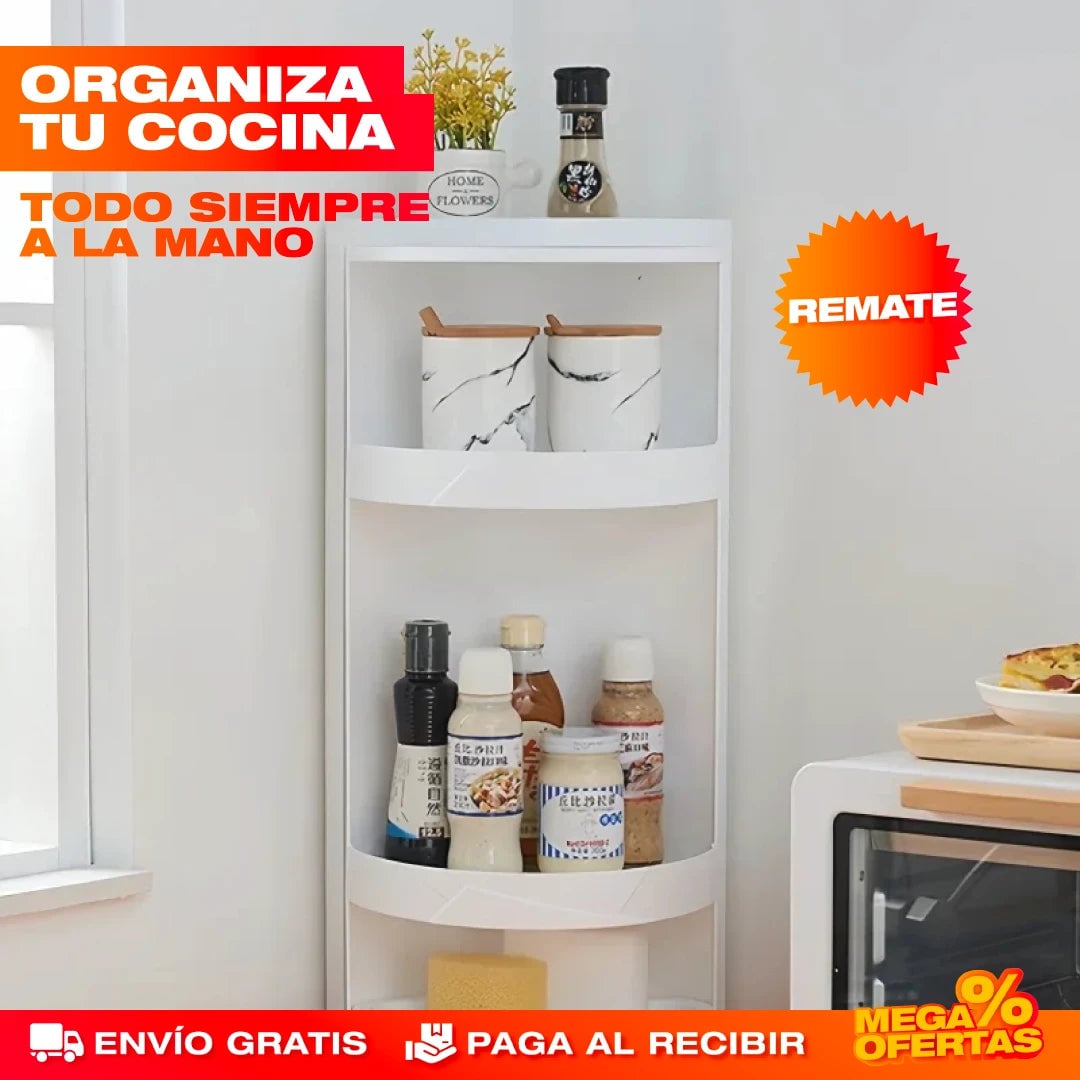 PROMO LIQUIDACIÓN ESQUINERO ORGANIZADOR GIRATORIO 360°