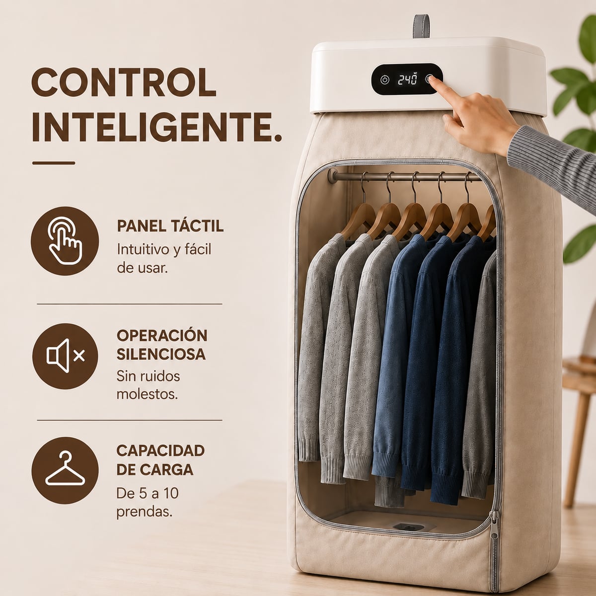 Secador de ropa portátil - Seca tu ropa en poco tiempo sin importar el clima