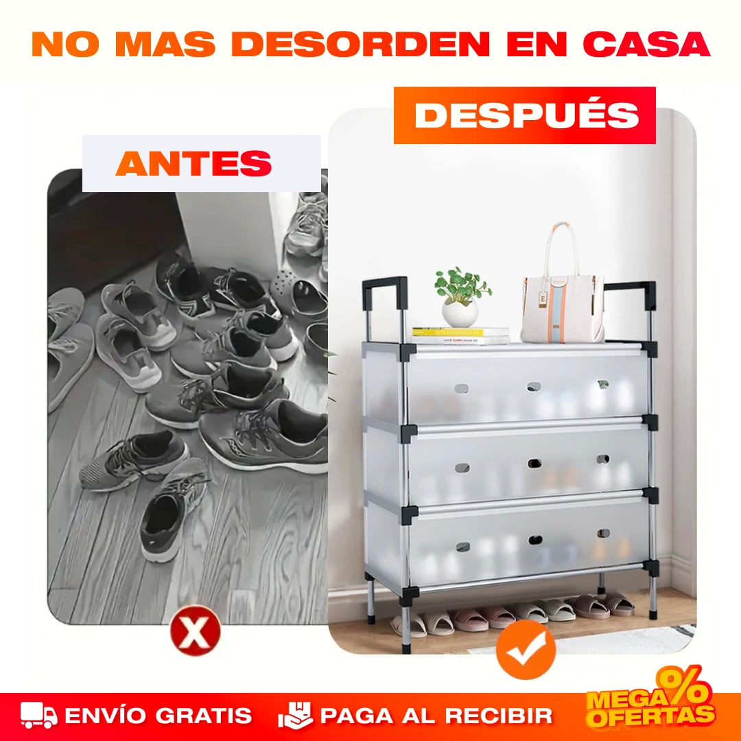 ZAPATERO 5 PISOS ACRÍLICO