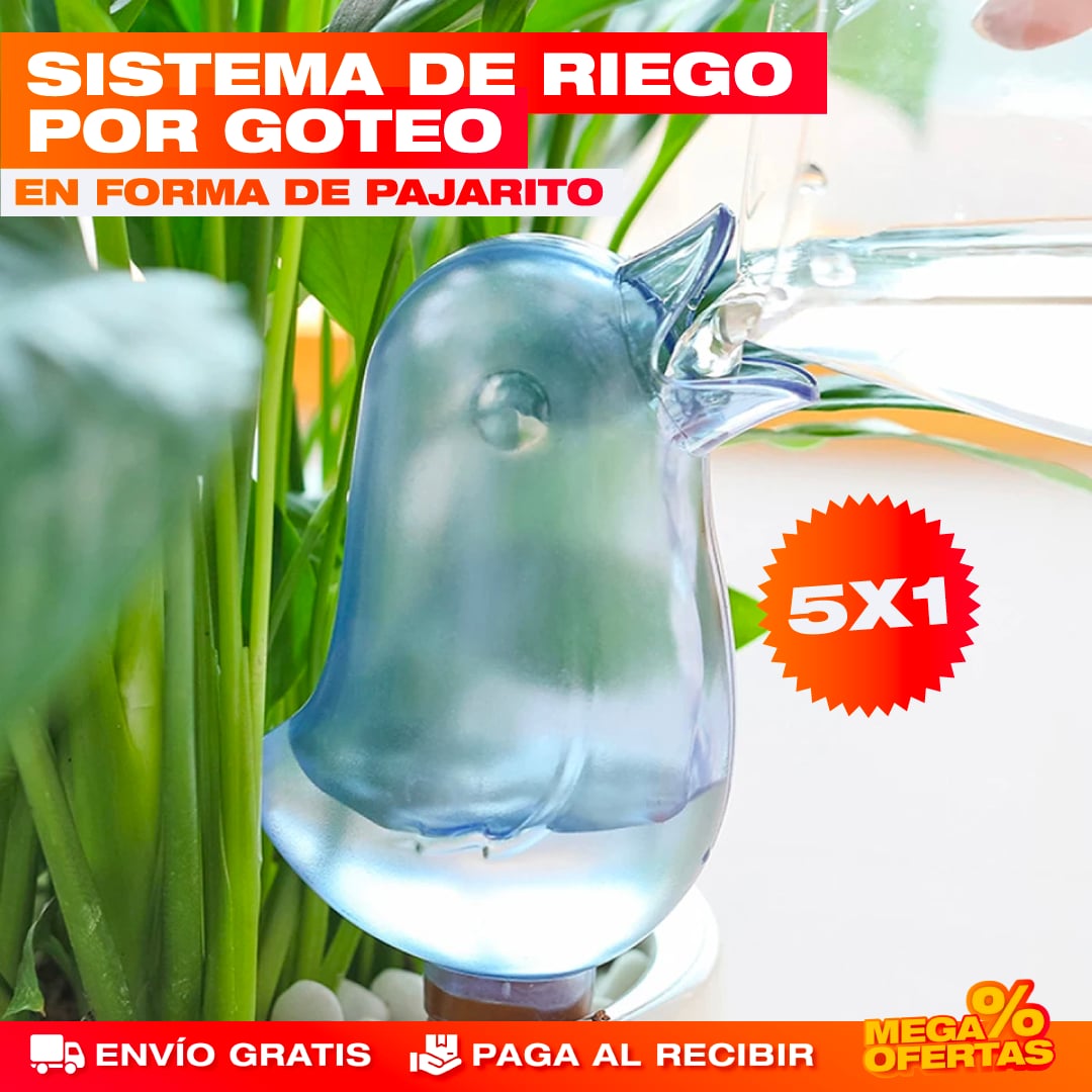 PROMO 5X1 SISTEMA DE RIEGO POR GOTEO PARA PLANTAS