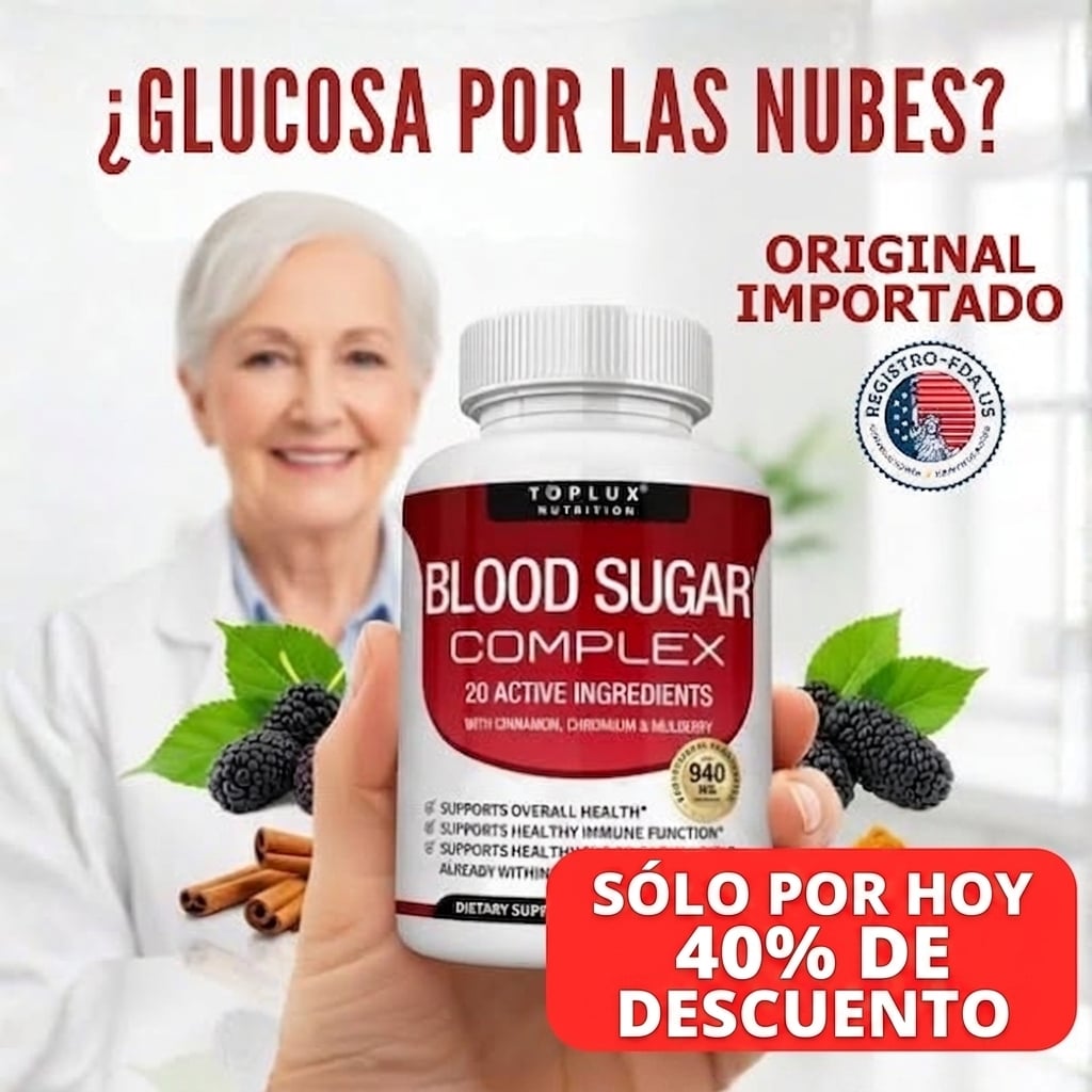 BLOOD SUGAR COMPLEX -Control de Niveles de Azúcar