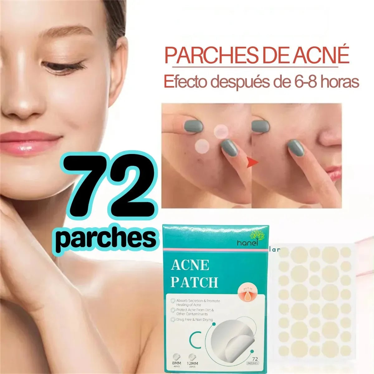 Parches Anti-Granitos Hidrocoloides + ENVIO GRATIS