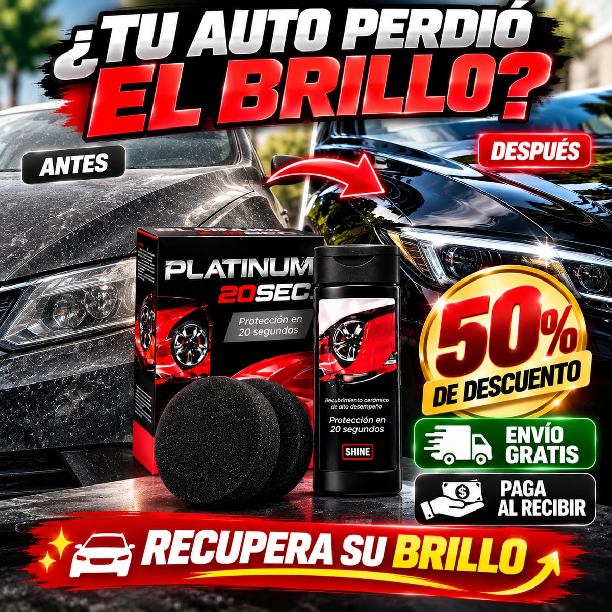CREMA PLATINUM 20SEC: EL SECRETO PARA UN BRILLO ESPECTACULAR