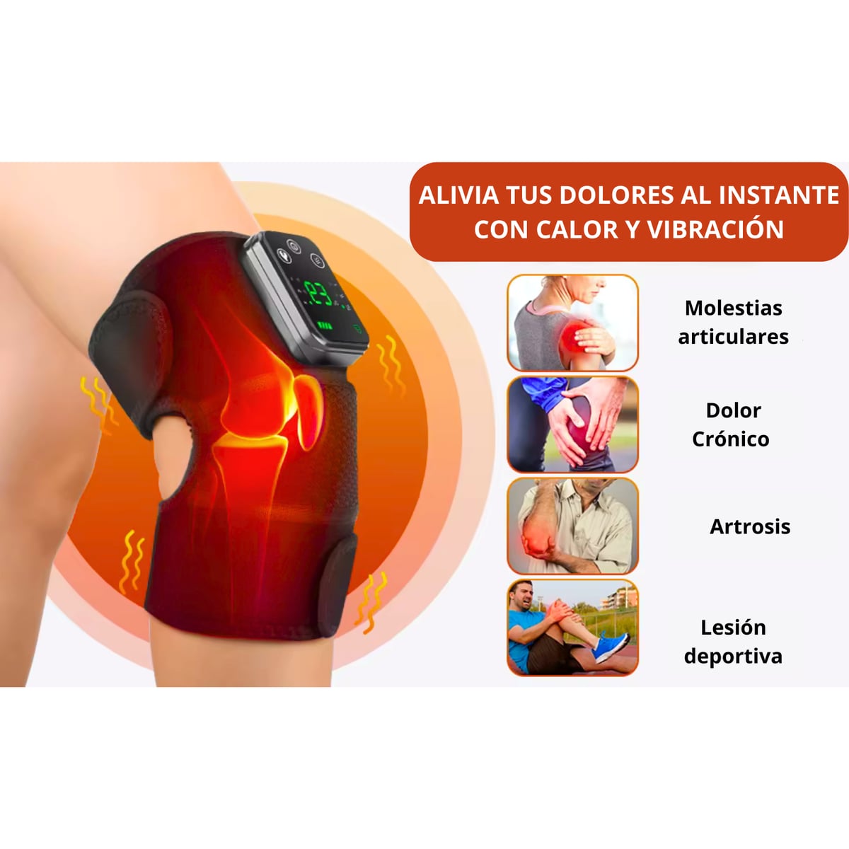 Masajeador Térmico® | Descansa y Alivia el Dolor Rápidamente + ENVIO GRATIS 🎁