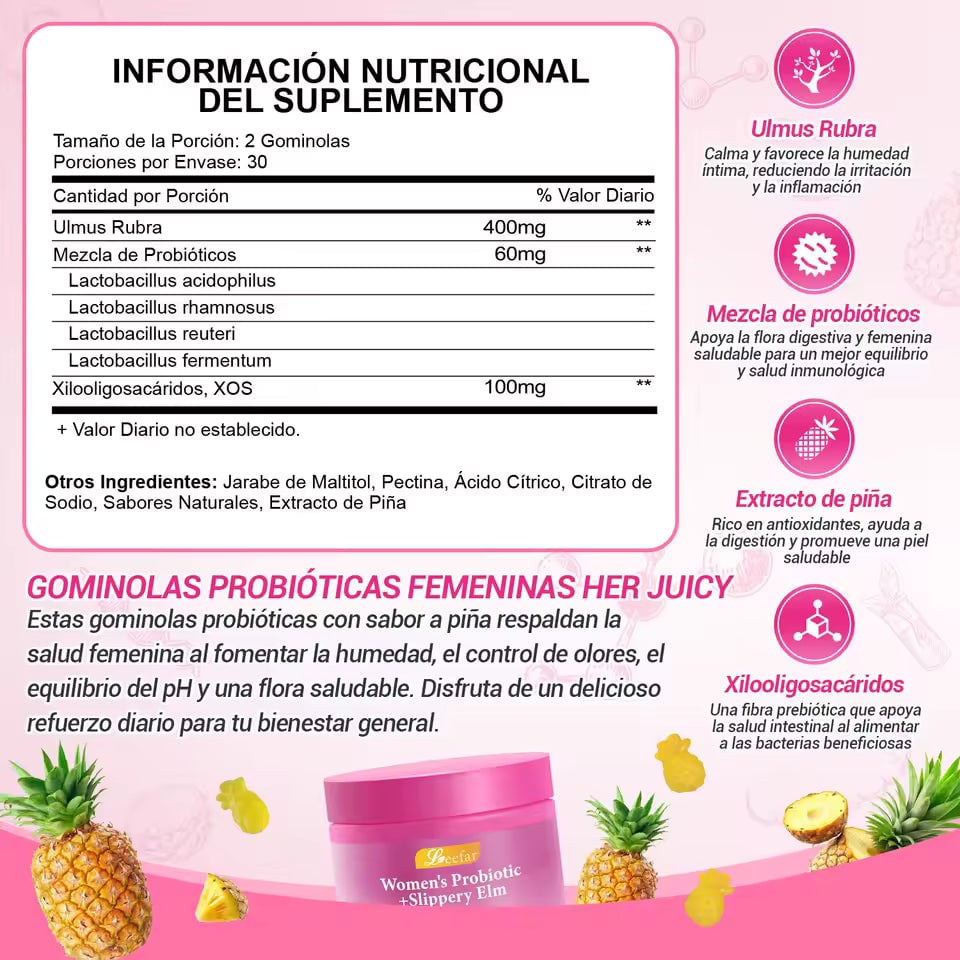 Probiótico Femenino en Gomitas | Cuidado Íntimo