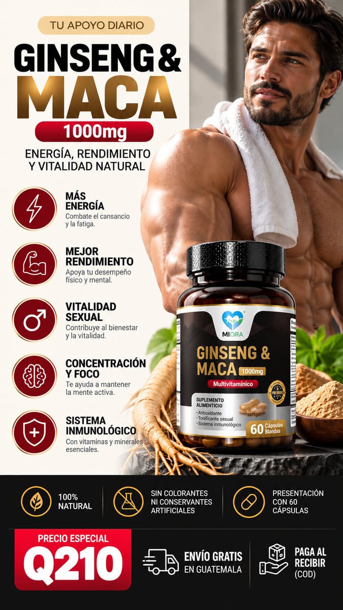GINSENG Y MACA