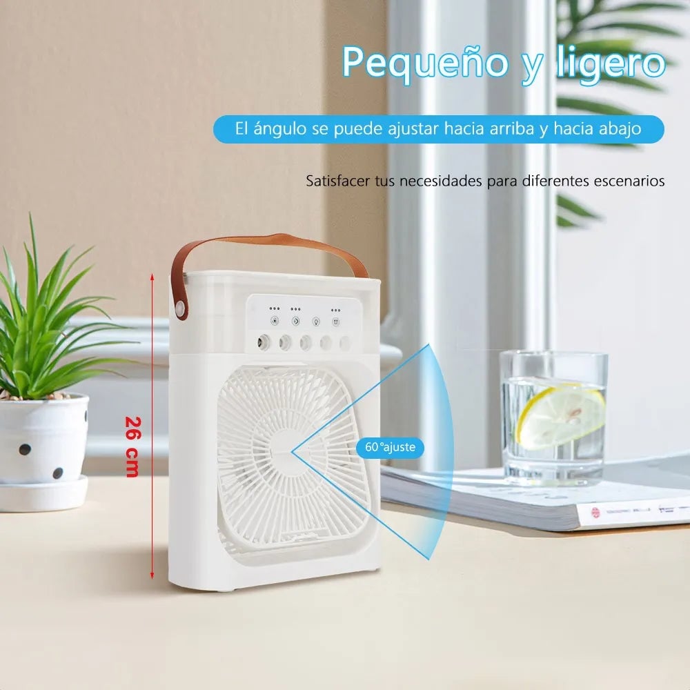 AIR COOLER©3 en 1 | Ventilador Portátil Con Humidificador