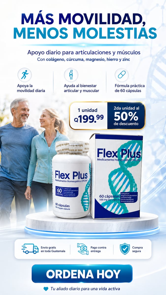 Flex Plus™ | Movilidad y Bienestar Articular