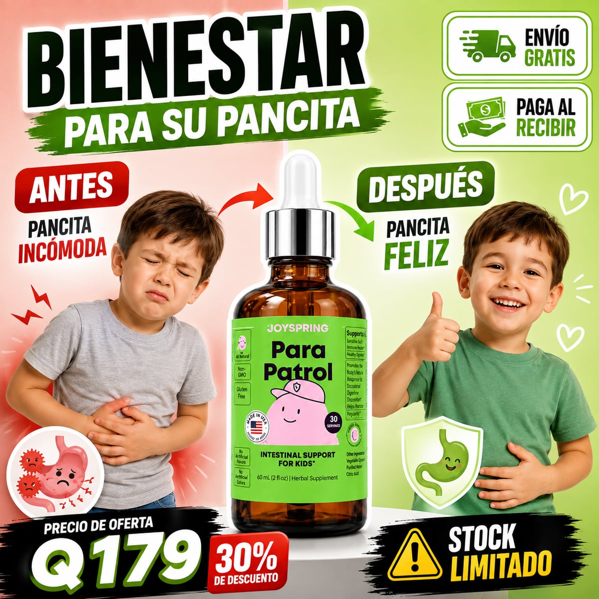 BIENESTAR INTESTINAL PARA TUS PEQUES ⭐/ENVIO GRATIS