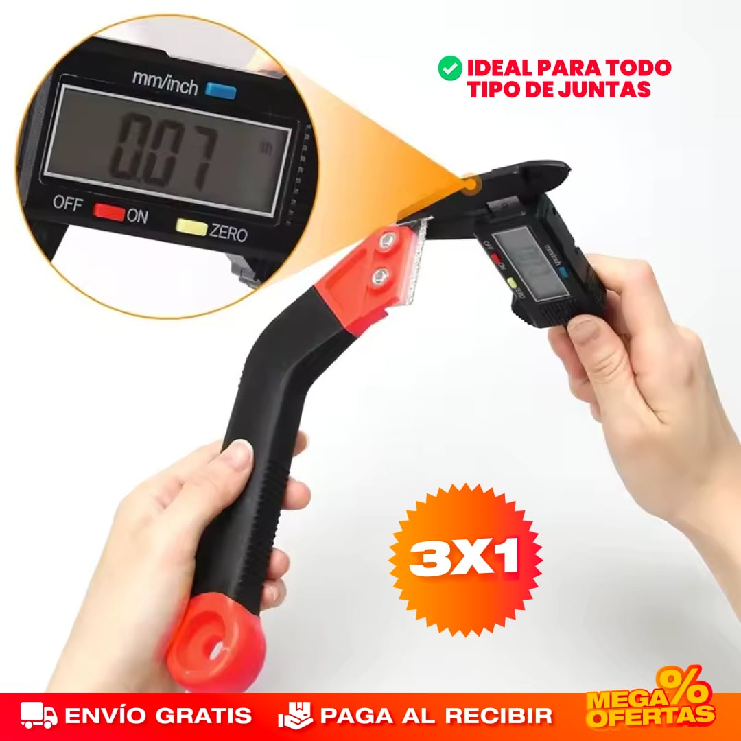 PROMO 3X1 RASPADOR DE JUNTAS