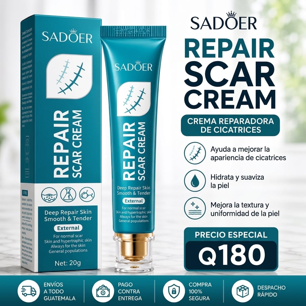 Adiós a las Cicatrices! — SADOER Repair Cream + Envío Gratis🎁