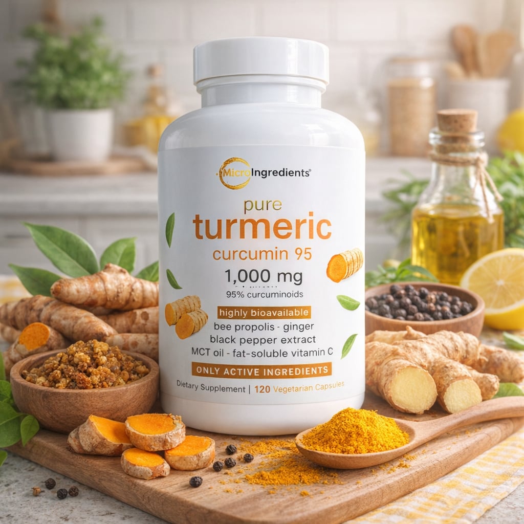 ADIOS HINCHAZON Y DOLORES CON TURMERIC 60 CÁPSULAS + ENVIO GRATIS