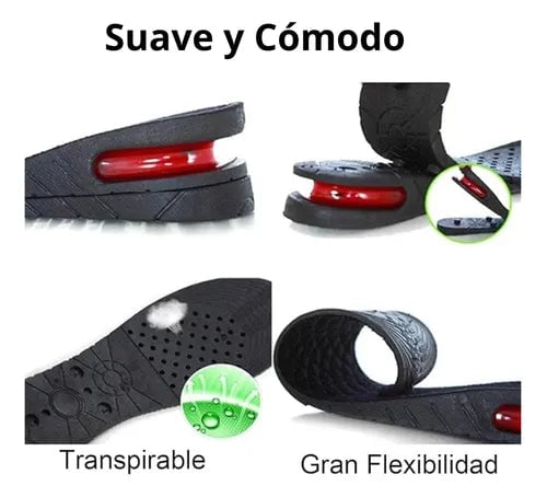 Plantillas para Aumento de Estatura (Aumenta +5cm)