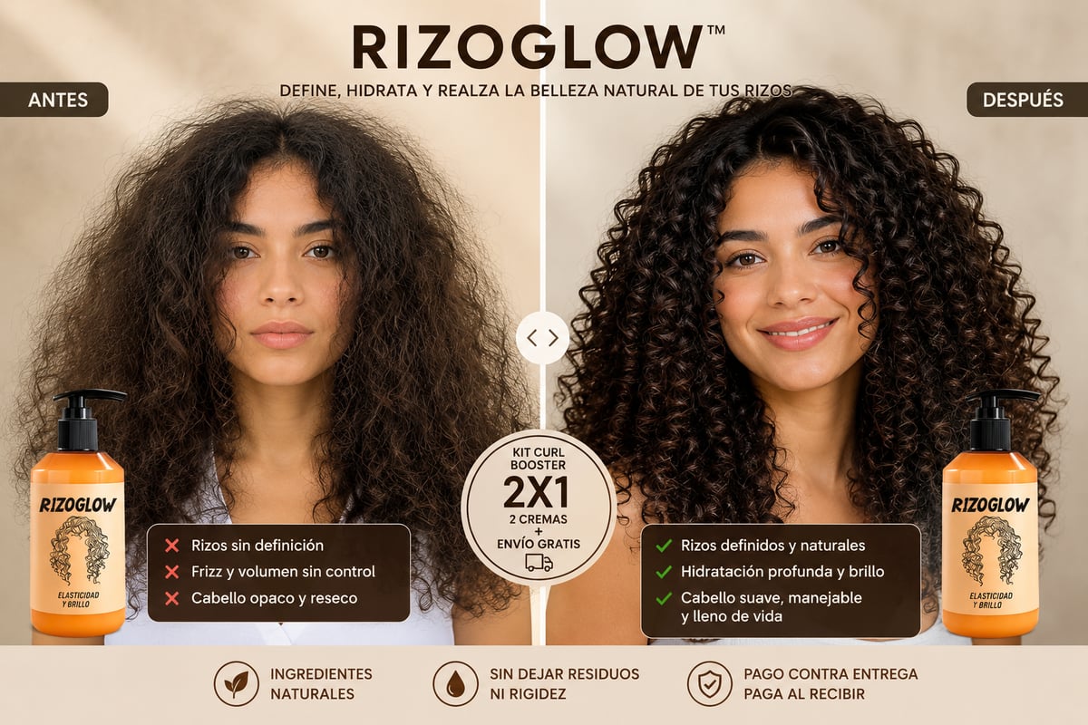 RizoGlow™ - Recupera la definición de tus rizos sin pasar horas arreglándolos- OFERTA 2X1 + Envío gratis