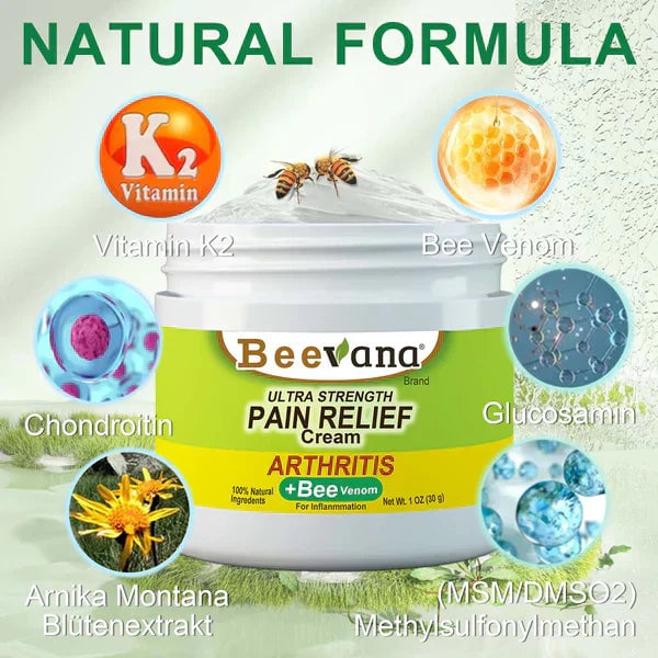 Crema Alivio Articular con Veneno de Abeja - 2 UNIDADES DE BEEVANA™ x Q189 + ENVIO GRATIS