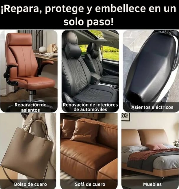 🔥 ¡HOY TENEMOS PROMOCIÓN 2X1! 🔥.        CUERO ADHESIVO PARA REPARACIONES 50X150CM.