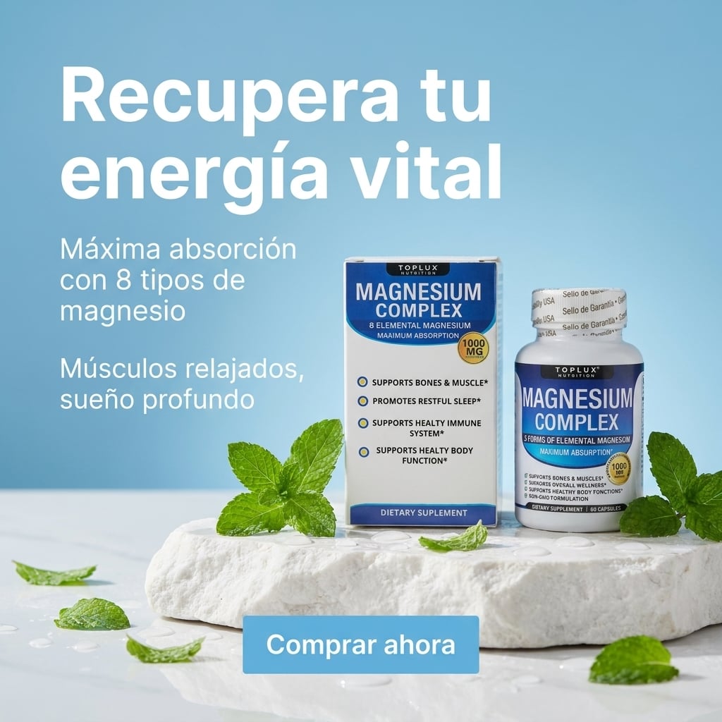 Magnesium Complex TOP ORIGINAL - Energía, descanso y calma en una sola cápsula