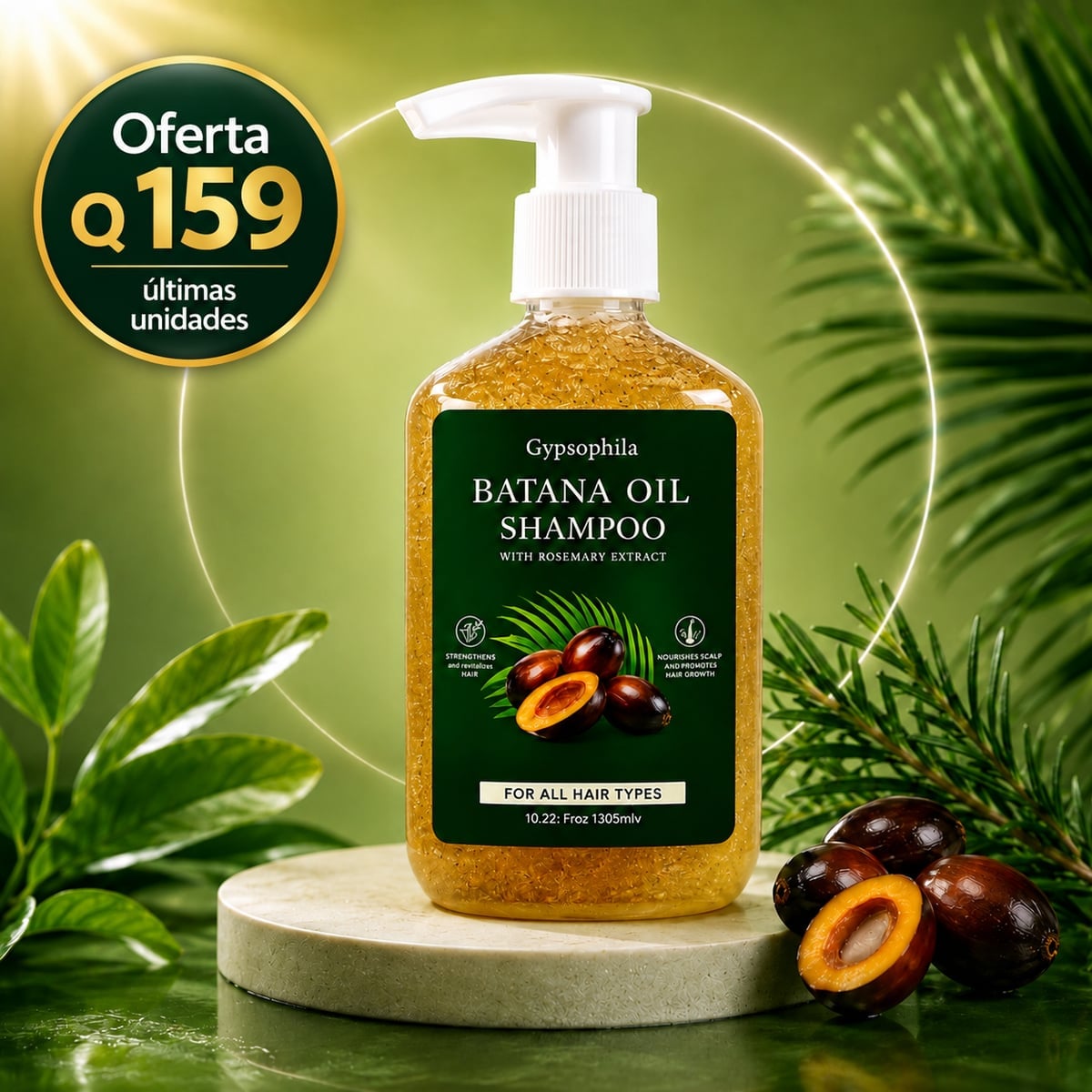 Shampoo Batana Oil 🌿Tu pelo más fuerte, más brillante y con menos caída