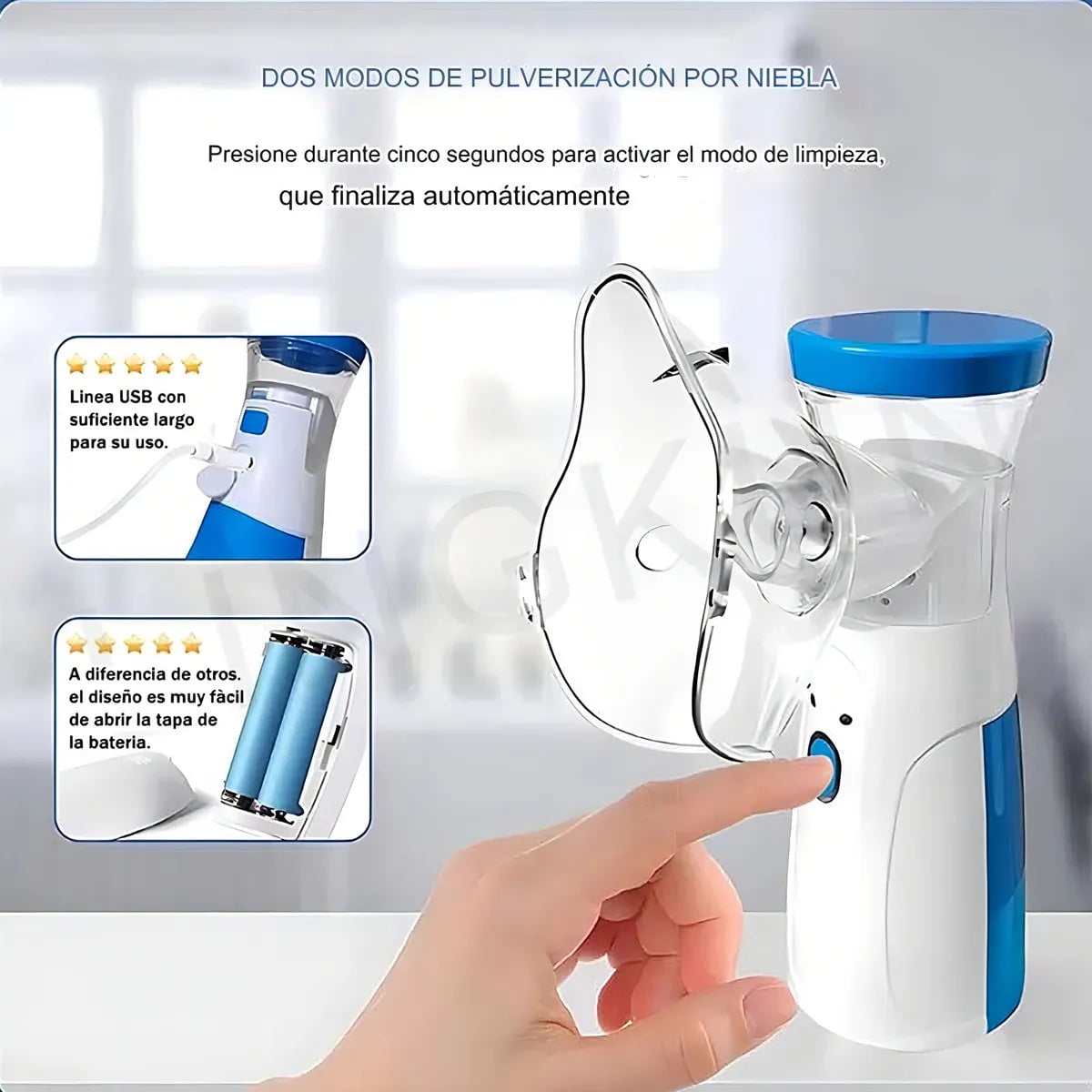 RespiraFácil - Nebulizador Portátil para Hogar