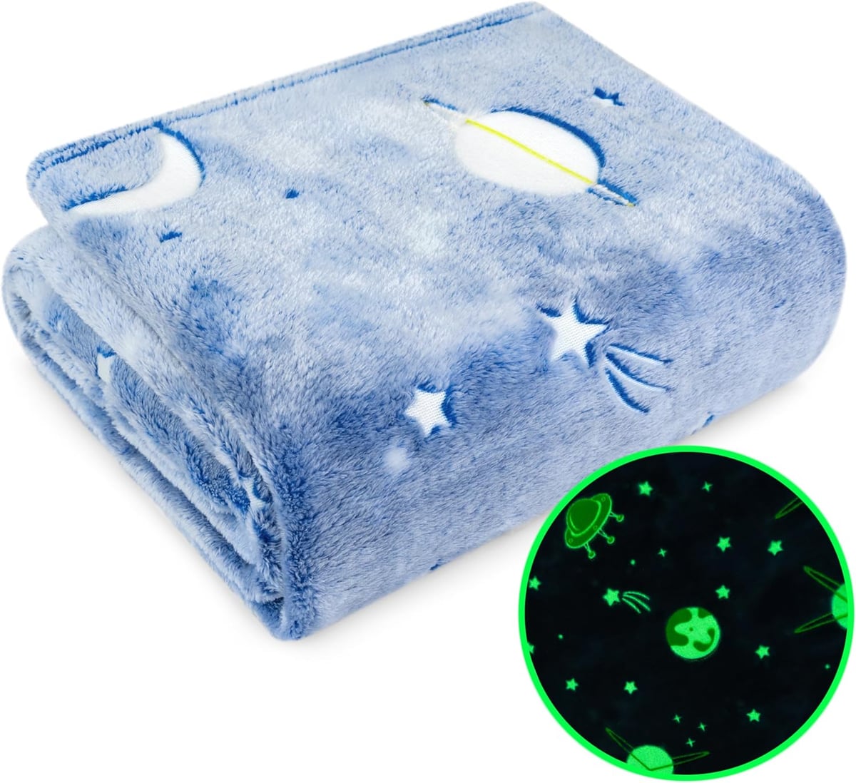 Manta Espacial Brillante Suave LUMINOSA + ENVIO GRATIS